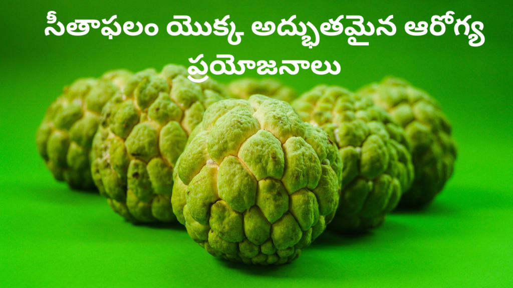 Health benefits of Custard Apple in Telugu