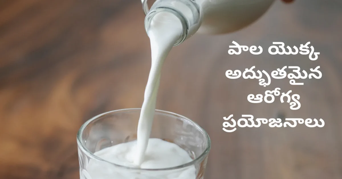 health benefits of milk in Telugu