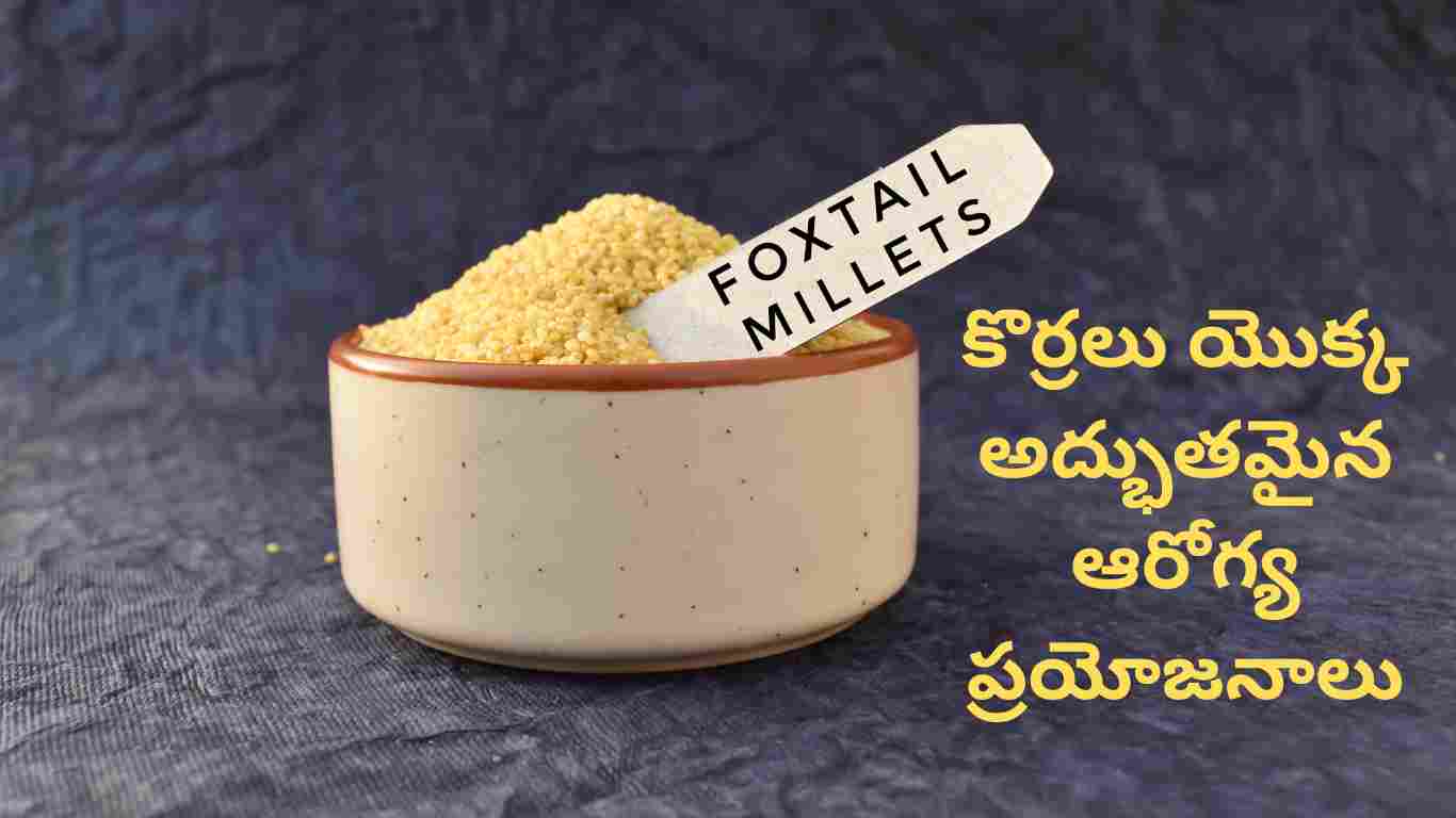Health benefits of Foxtail Millet in Telugu